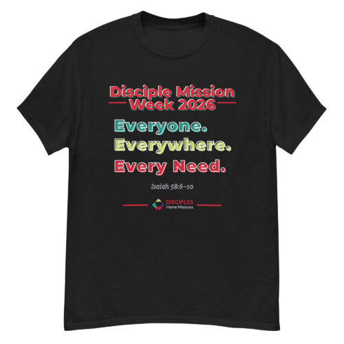 (Dark Colors) Disciples Mission Week 2026 Unisex Tee