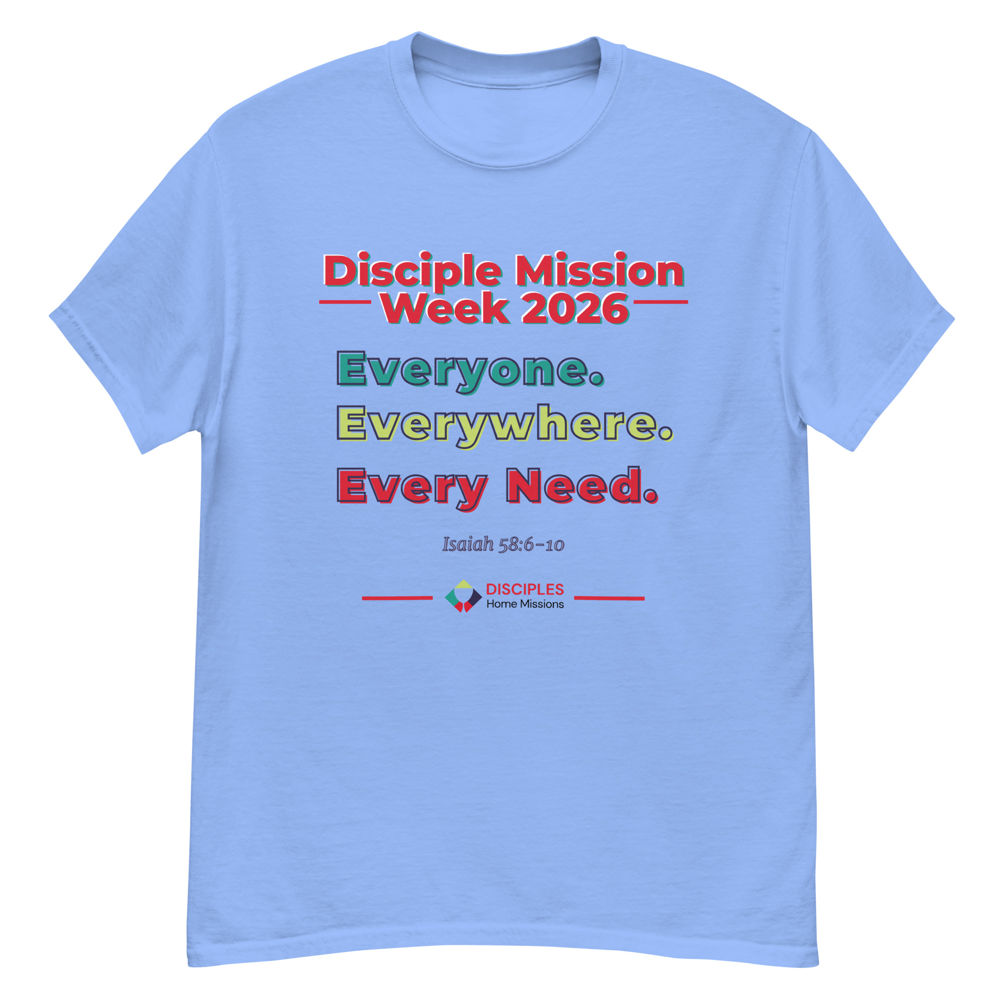 (Light Colors) Disciples Mission Week 2026 Unisex Tee - Image 11
