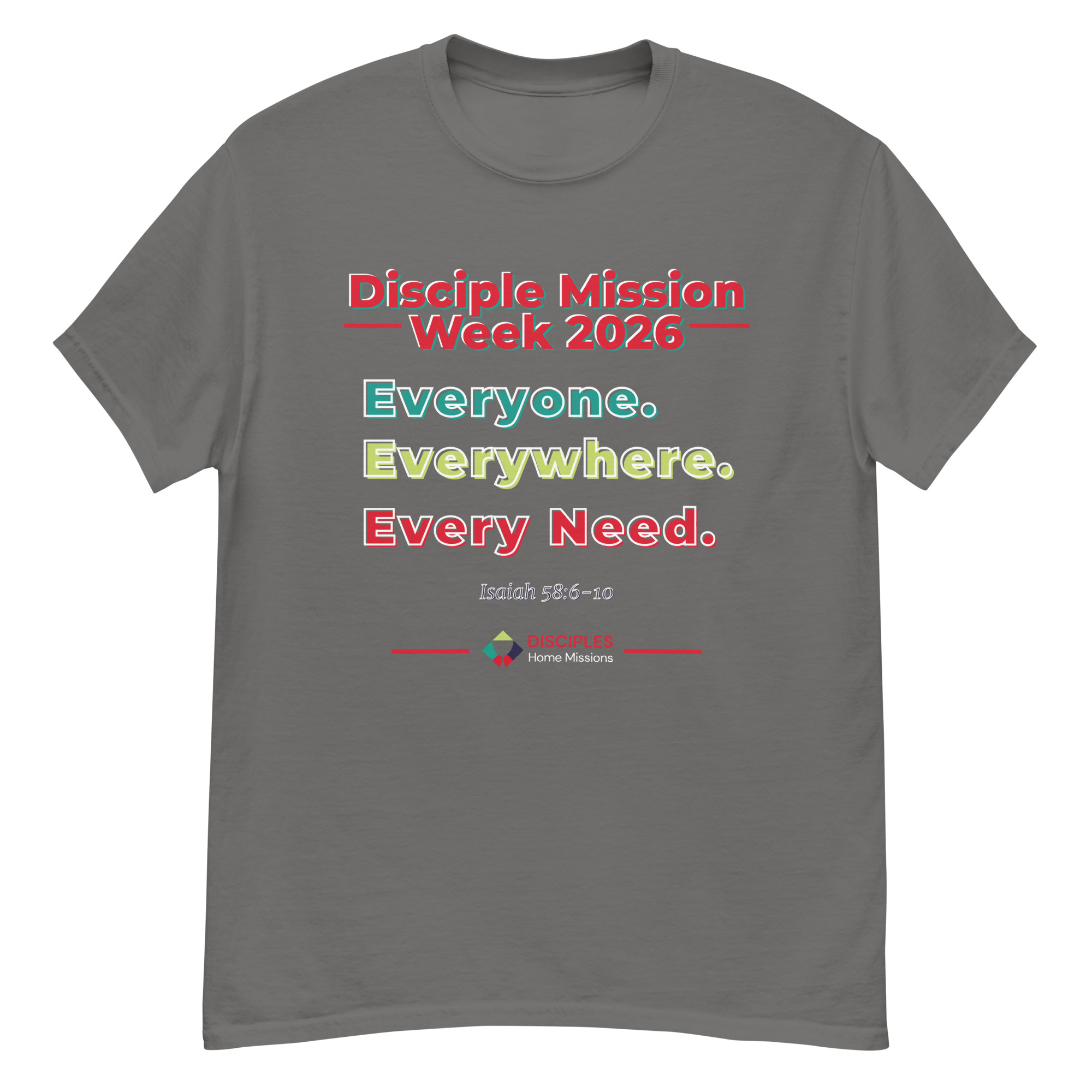 (Dark Colors) Disciples Mission Week 2026 Unisex Tee - Image 10