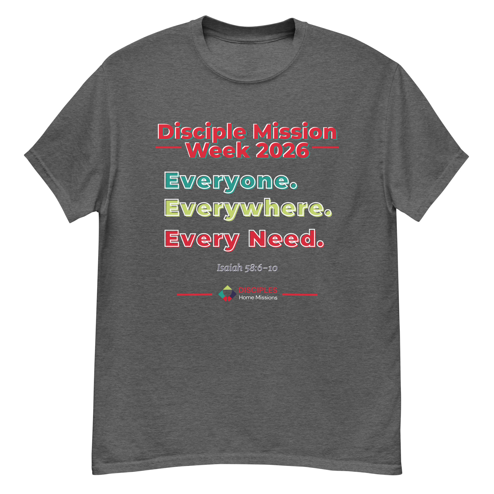 (Dark Colors) Disciples Mission Week 2026 Unisex Tee - Image 5