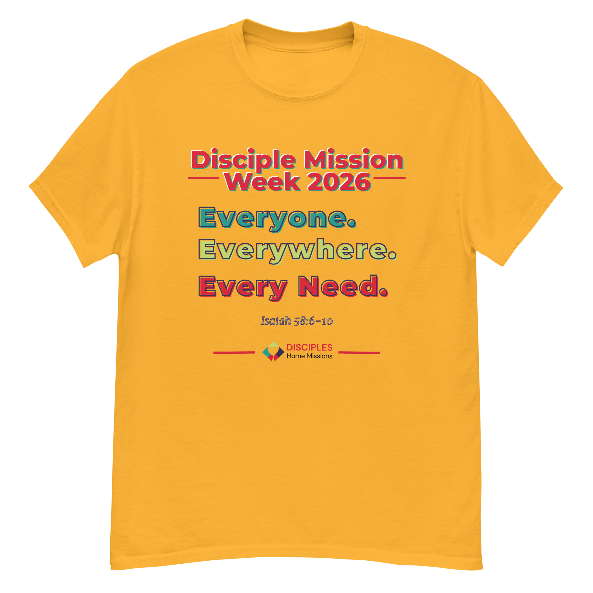 (Light Colors) Disciples Mission Week 2026 Unisex Tee - Image 10