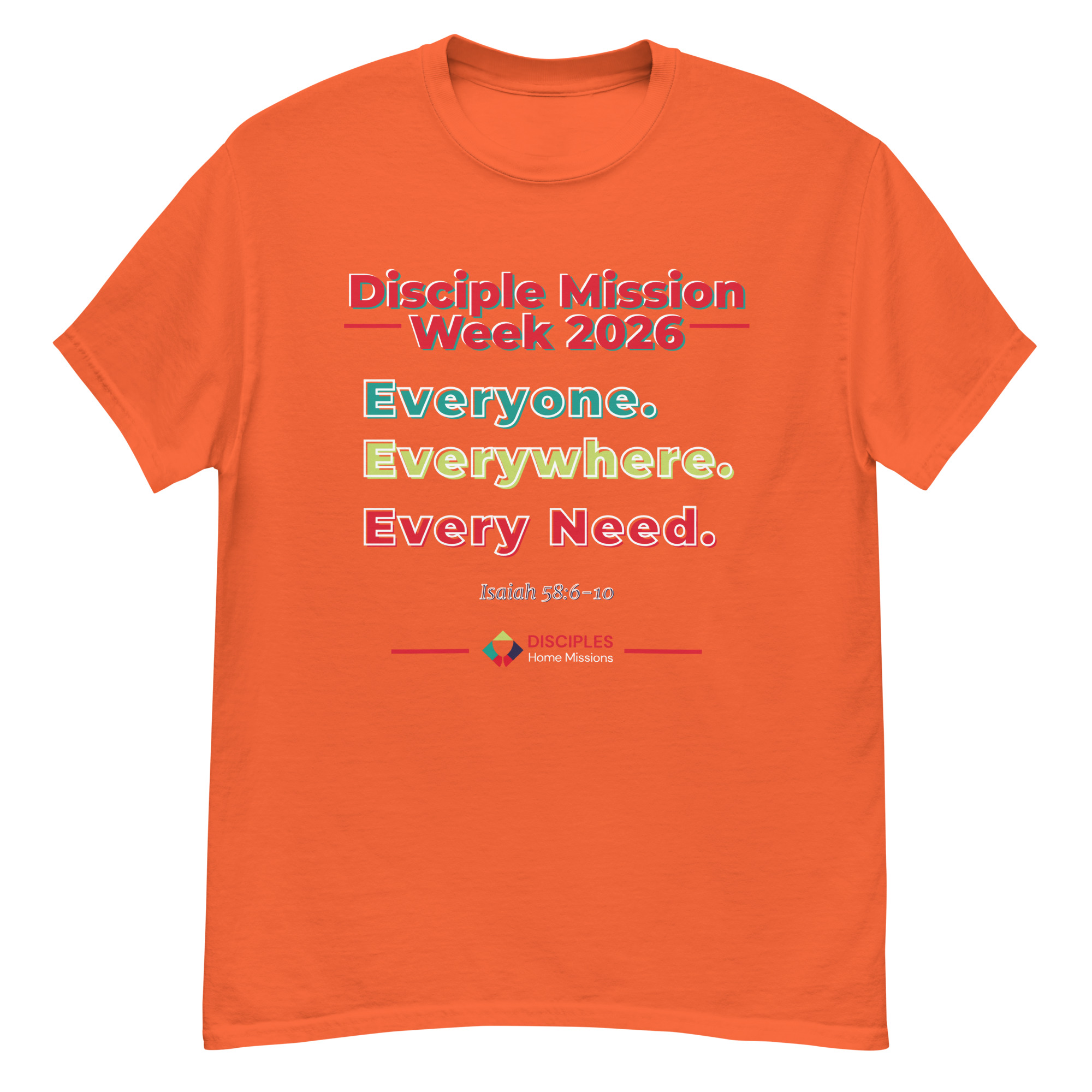 (Dark Colors) Disciples Mission Week 2026 Unisex Tee - Image 11