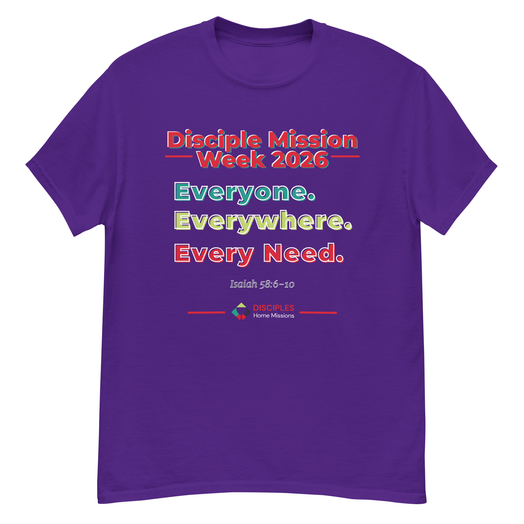 (Dark Colors) Disciples Mission Week 2026 Unisex Tee - Image 4