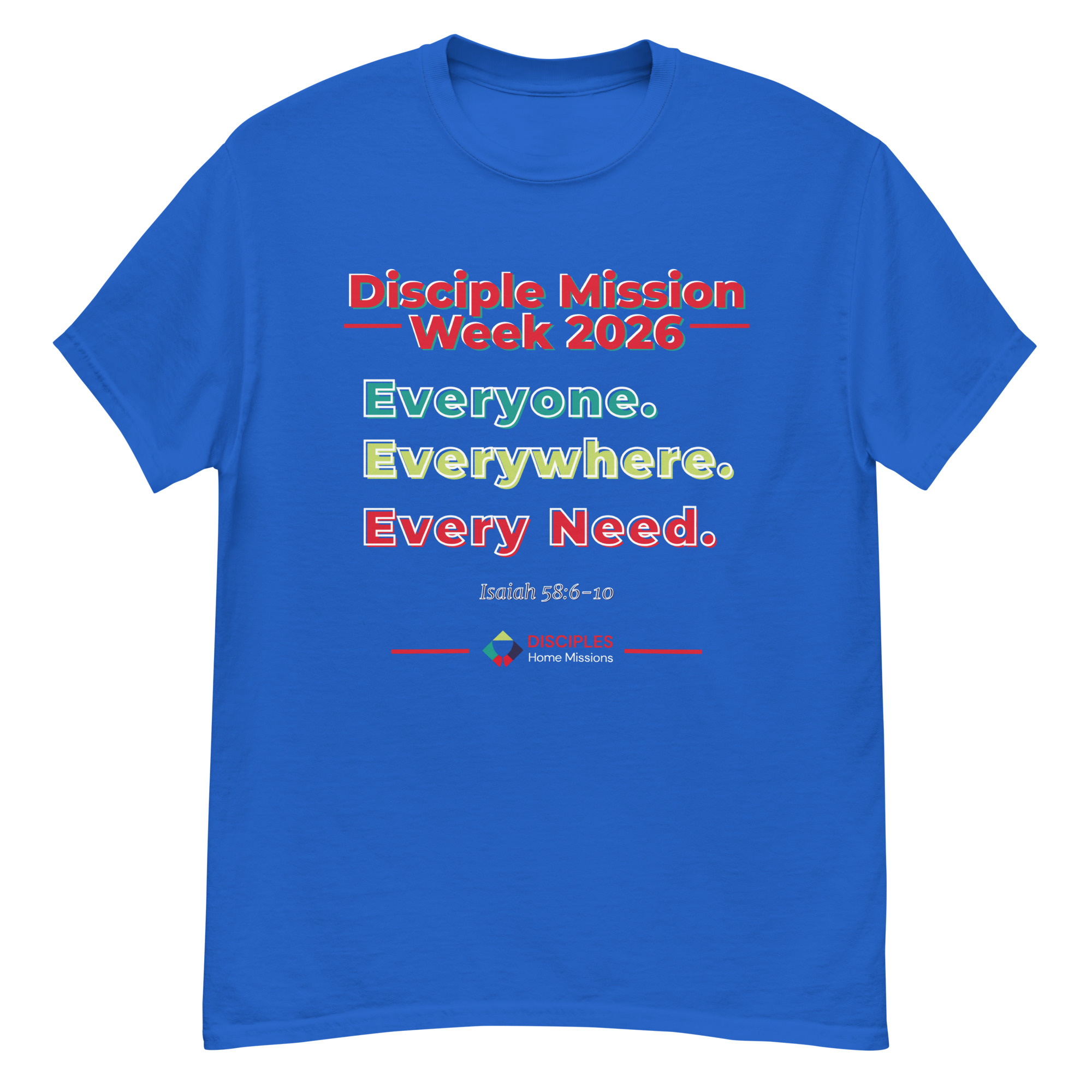 (Dark Colors) Disciples Mission Week 2026 Unisex Tee - Image 6