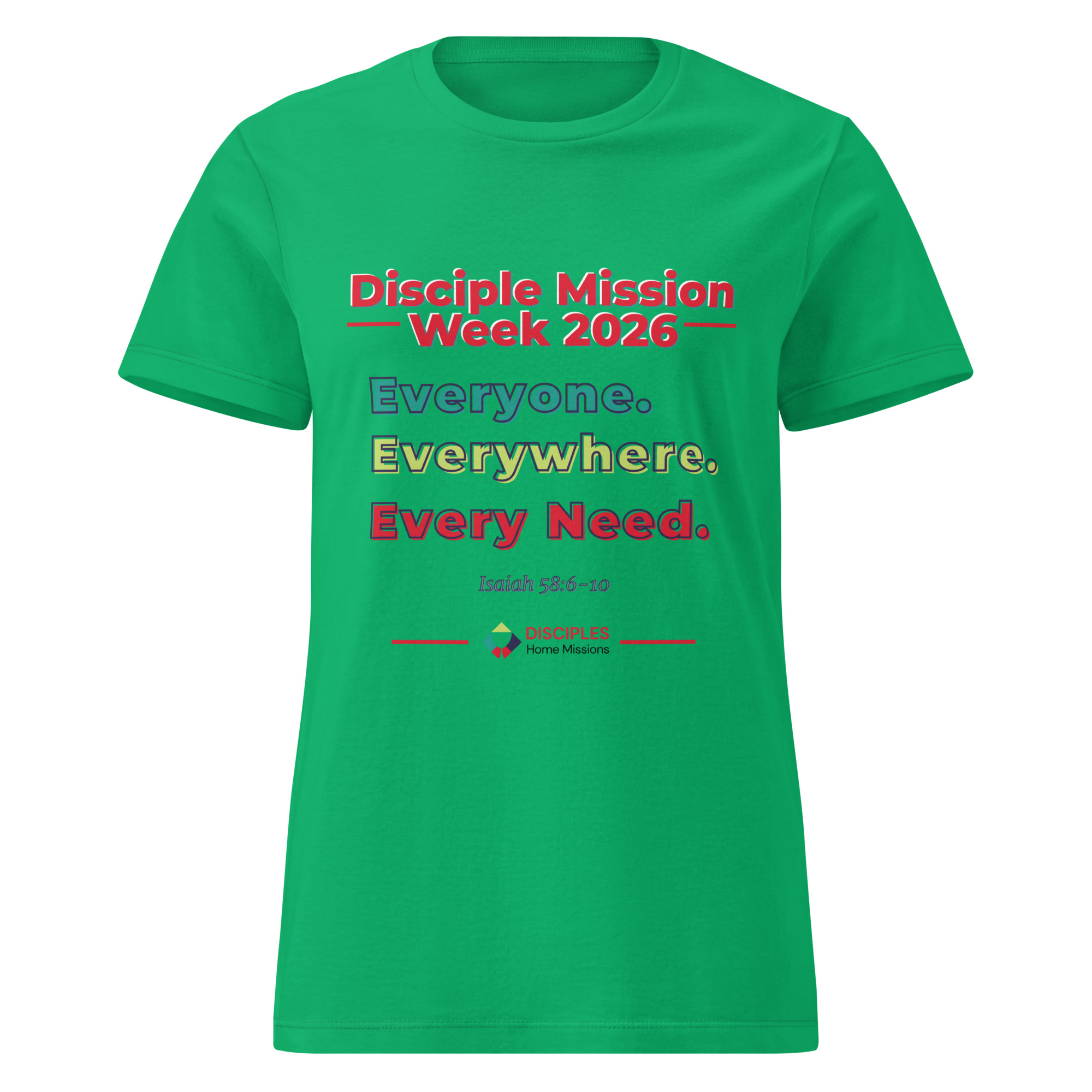 (Light Colors) Women’s Softstyle T-shirt for Disciples Mission Week 2026 - Image 4