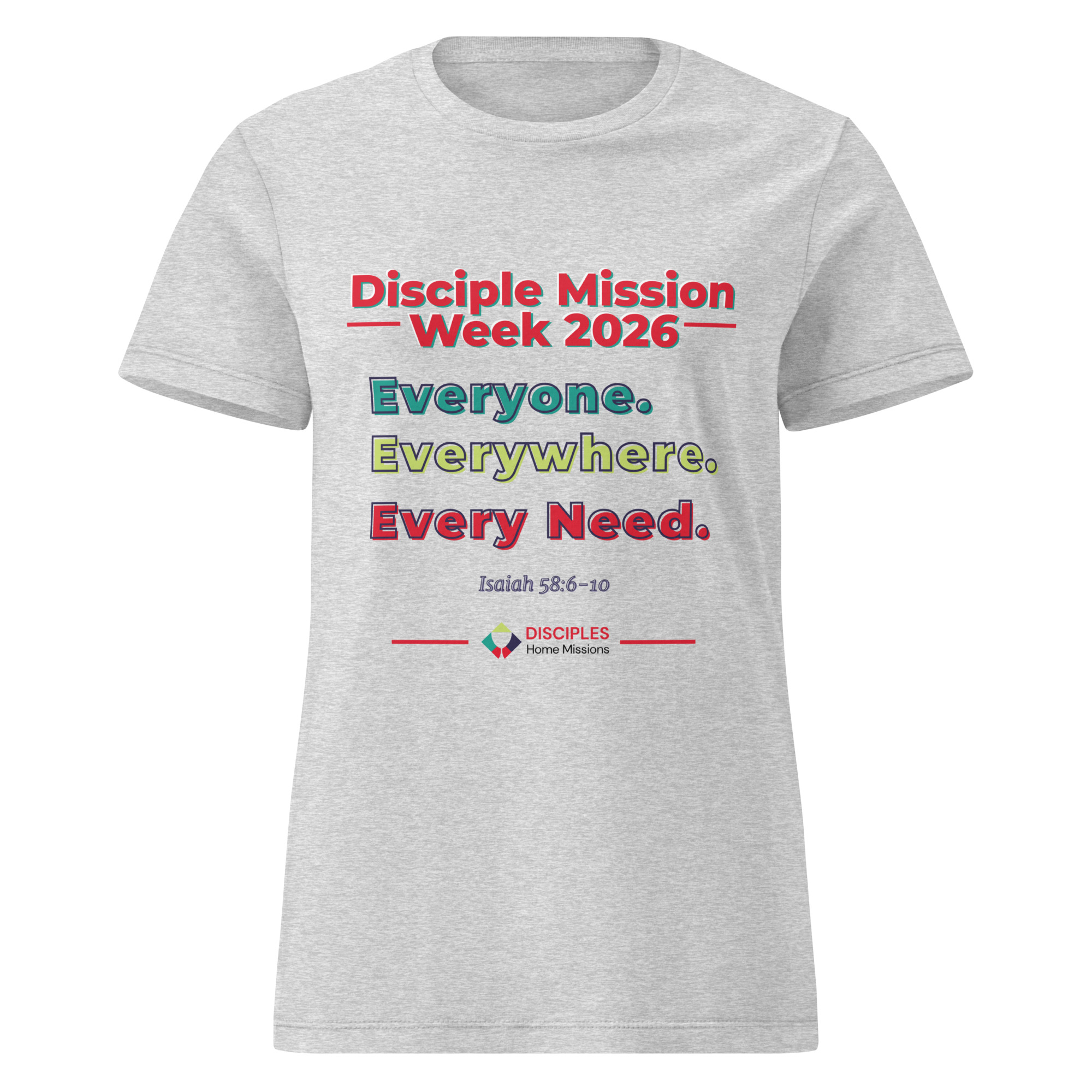 (Light Colors) Women’s Softstyle T-shirt for Disciples Mission Week 2026 - Image 2