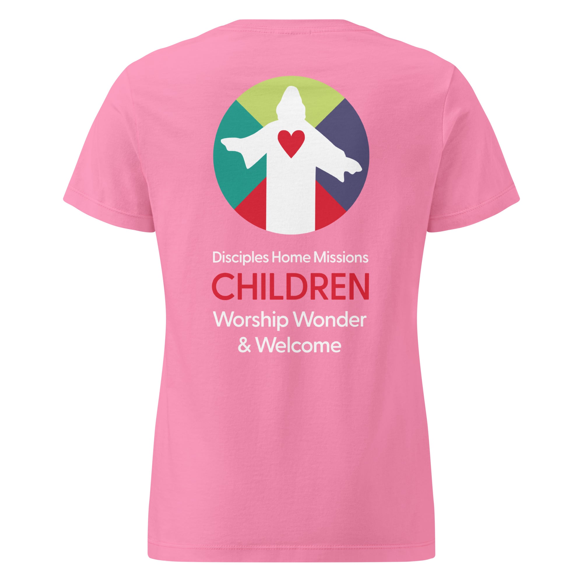 Children Worship, Wonder & Welcome Women’s T-shirt - Image 13