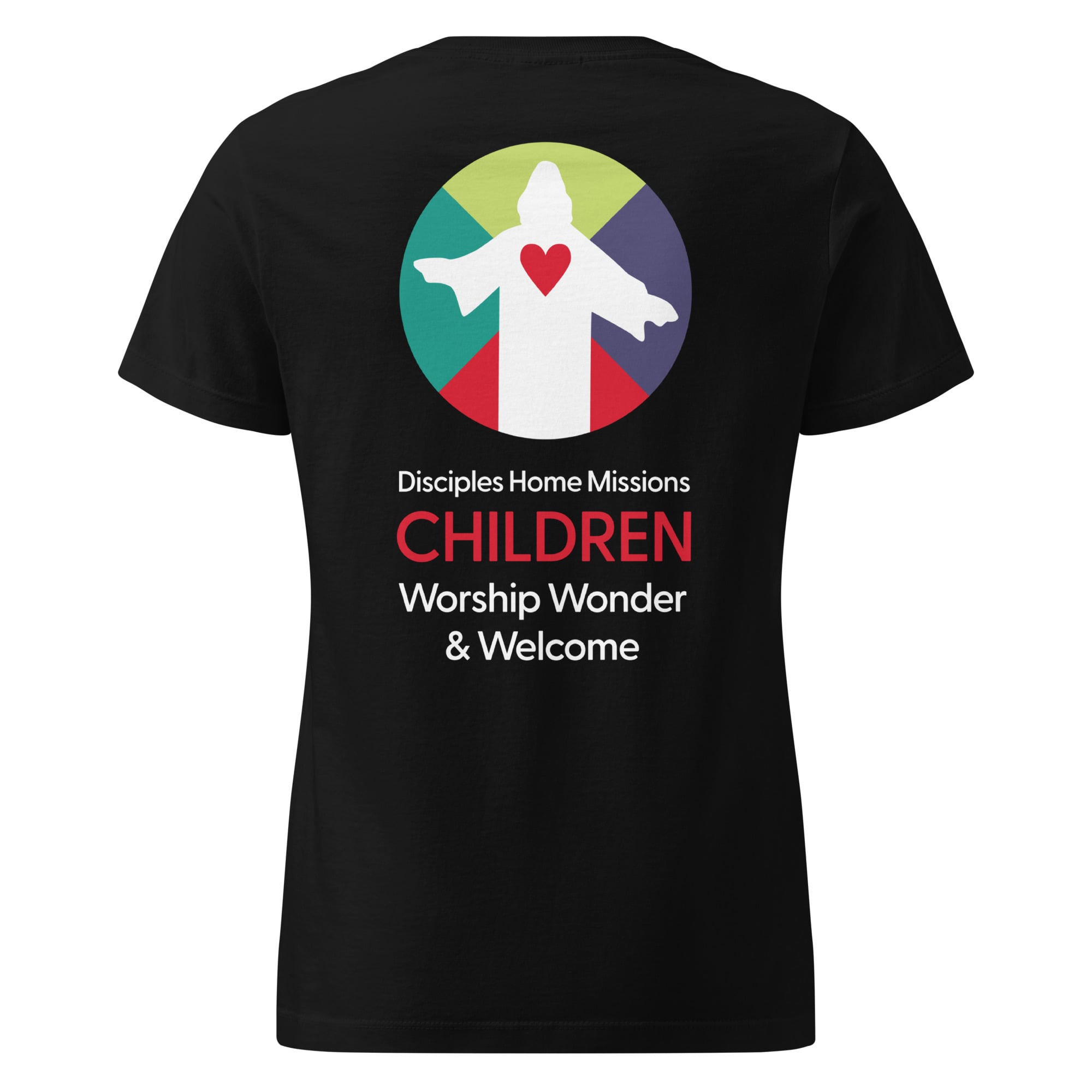 Children Worship, Wonder & Welcome Women’s T-shirt - Image 8
