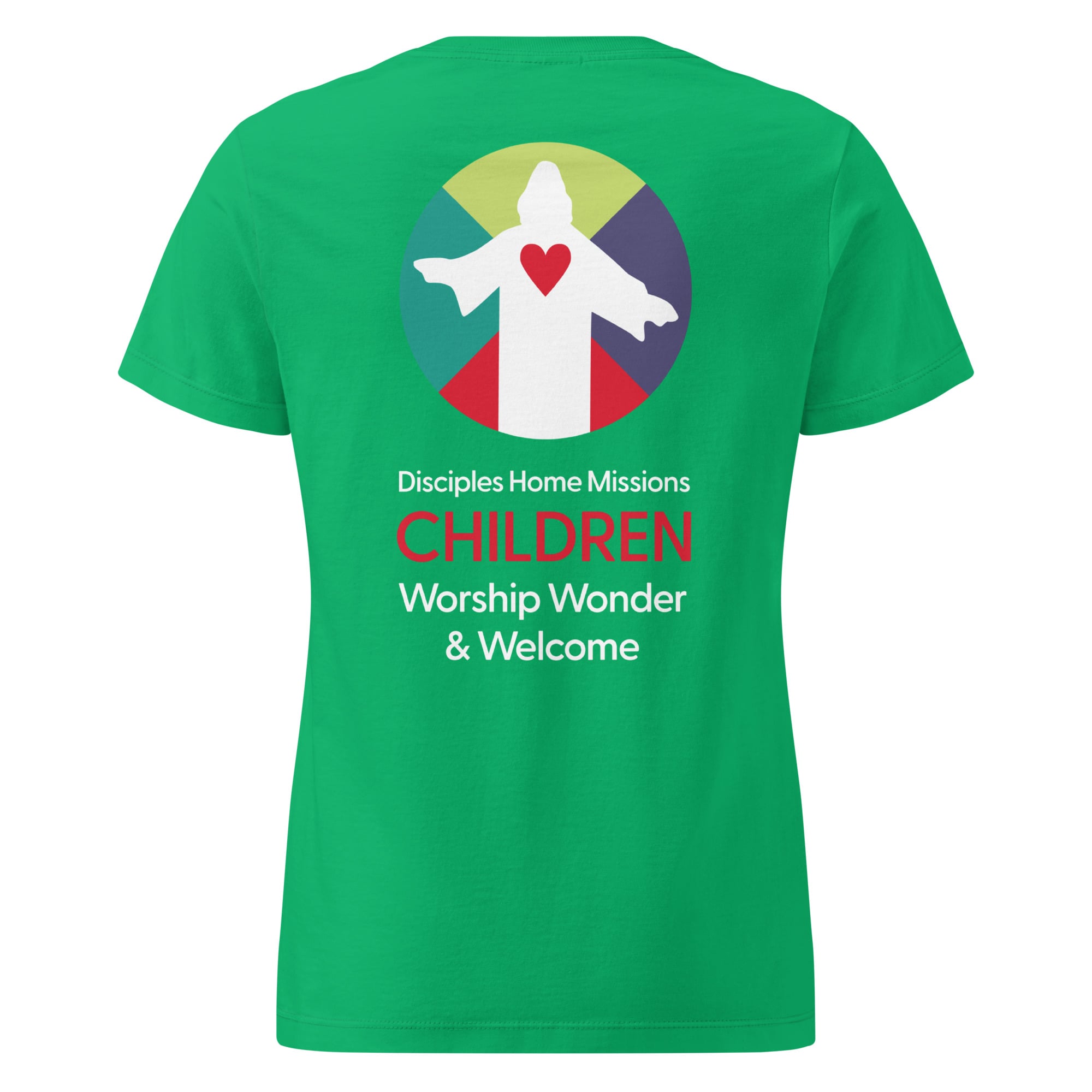 Children Worship, Wonder & Welcome Women’s T-shirt - Image 12