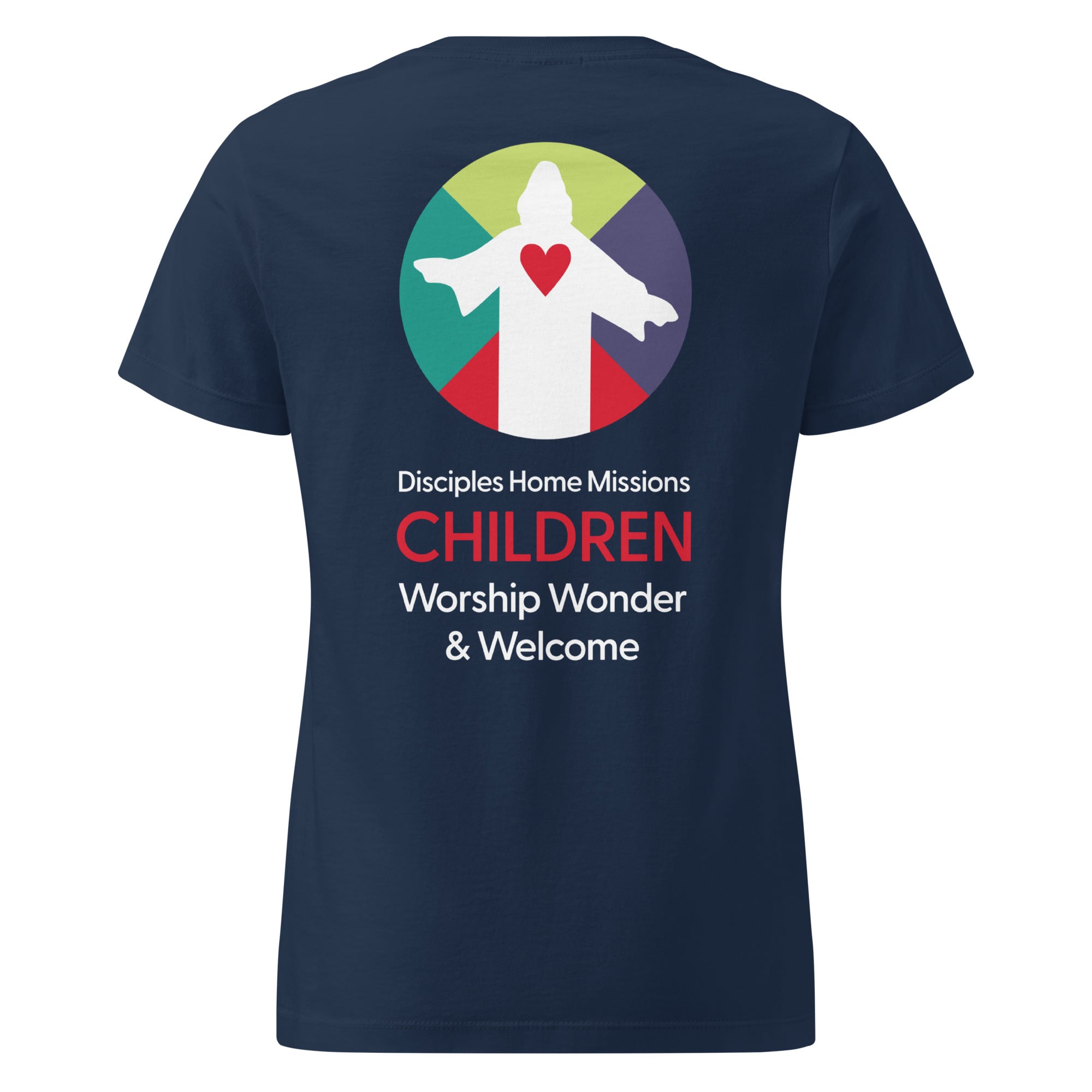 Children Worship, Wonder & Welcome Women’s T-shirt - Image 9