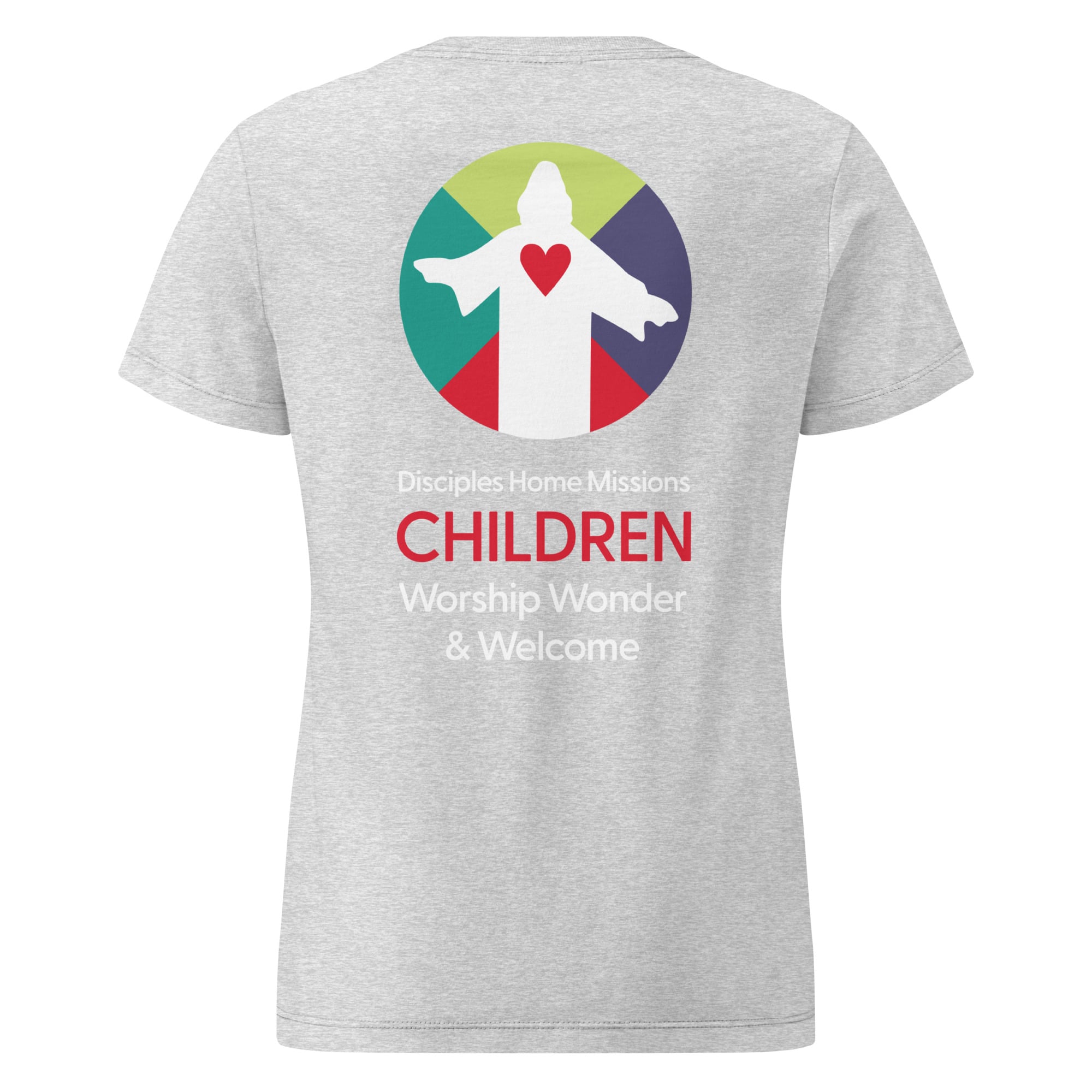 Children Worship, Wonder & Welcome Women’s T-shirt - Image 14