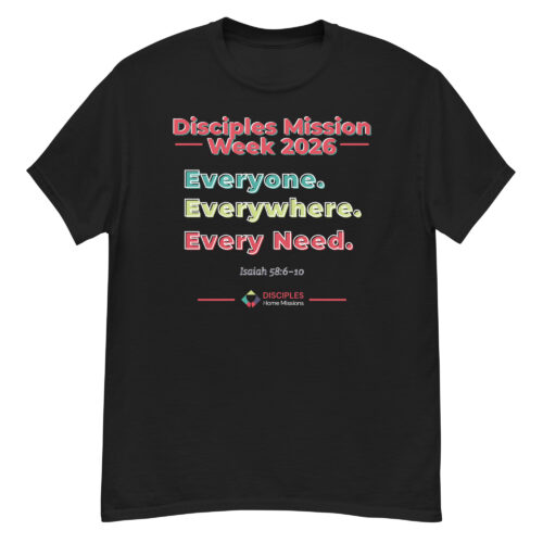 (Dark Colors) Disciples Mission Week 2026 Unisex Tee