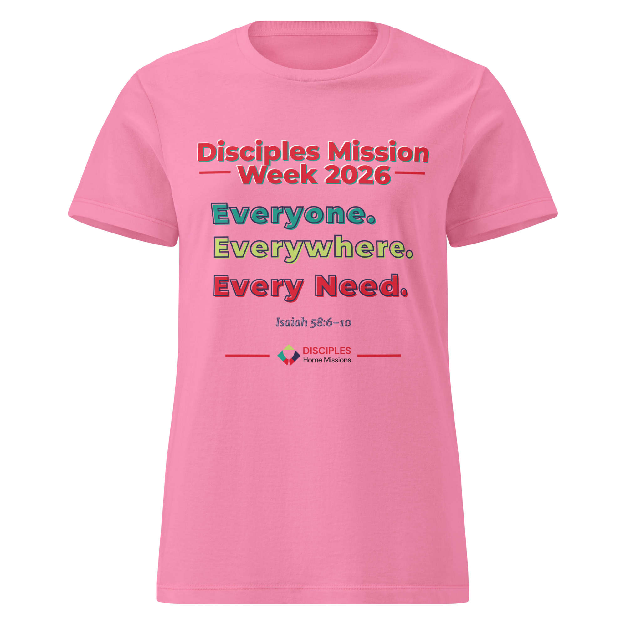 (Light Colors) Women’s Softstyle T-shirt for Disciples Mission Week 2026 - Image 3