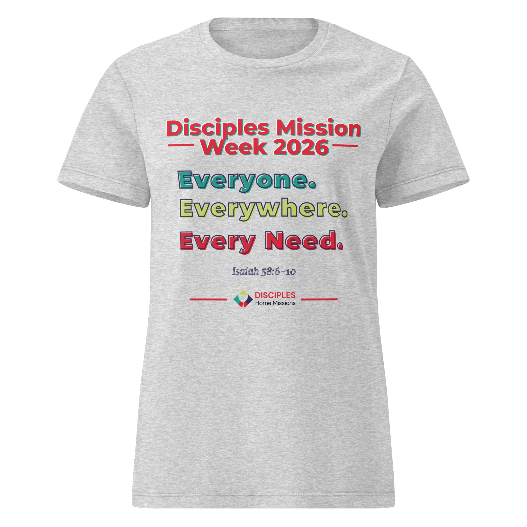 (Light Colors) Women’s Softstyle T-shirt for Disciples Mission Week 2026 - Image 4